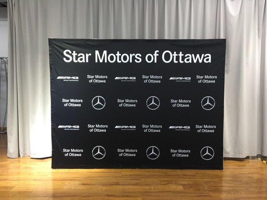 แบคดรอปผ้า ออกบูธ สำเร็จรูป - Octopus Media Solutions