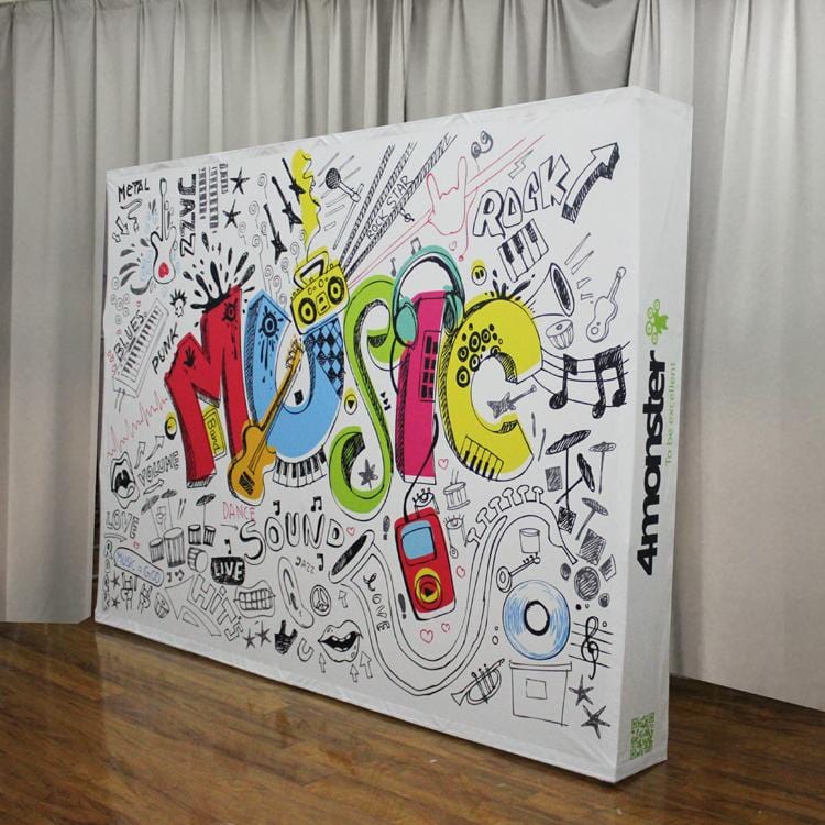 แบคดรอปผ้า ออกบูธ สำเร็จรูป - Octopus Media Solutions