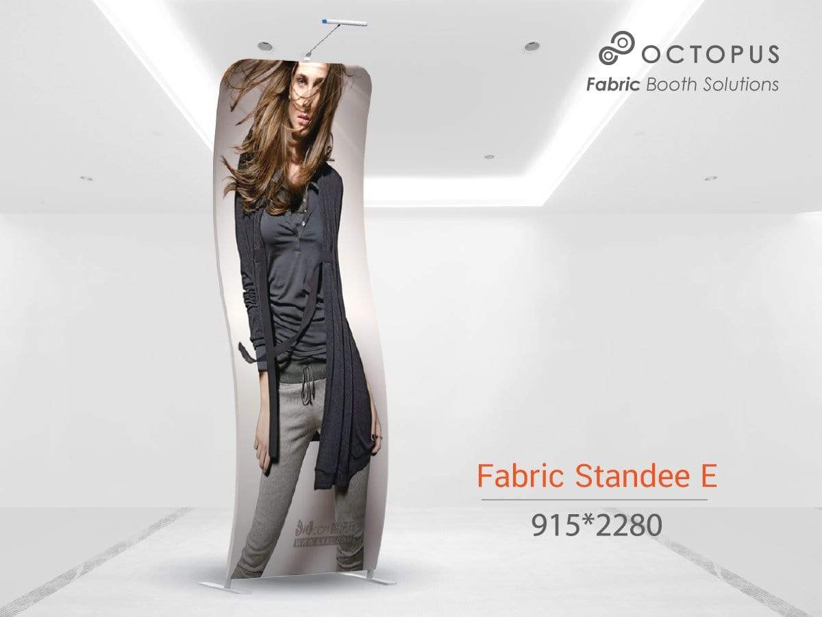 ป้ายตั้งพื้นแบบผ้า Fabric Stand น้ำหนักเบา พิมพ์คมชัด โครงสร้างแข็งแรง เหมาะสำหรับงานอีเวนต์ บูธแสดงสินค้า และโปรโมชัน