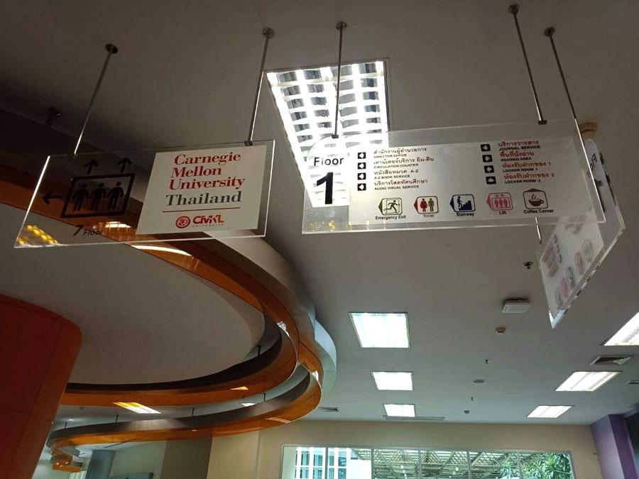 รับออกแบบ ผลิต และติดตั้งป้าย กรุงเทพและปริมณฑล ป้ายแขวนบอกทาง