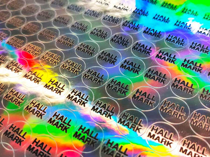 สติ๊กเกอร์โฮโลแกรมพิมพ์ยูวี Hologram Sticker Screen UV Curable ร้านพิมพ์ยูวี รับทำสติ๊กเกอร์โฮโลแกรม
