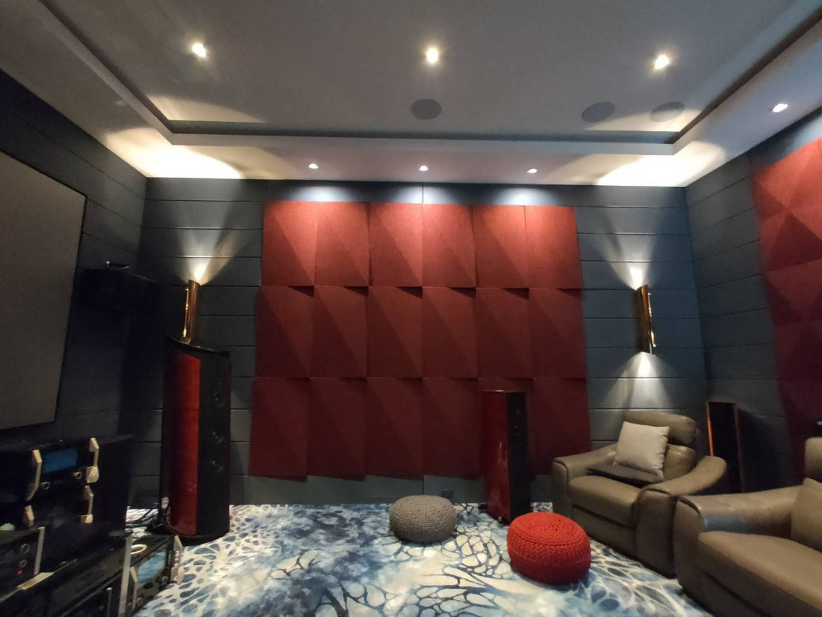 รับสร้างห้อง Home Theater ตกแต่งห้อง เครื่องเสียง sonus faber mcintosh สวยโมเดิร์น เก็บเสียง