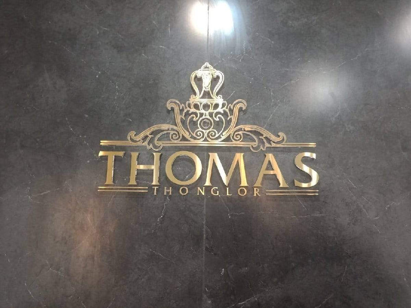 ป้ายตัวอักษรสแตนเลส Stainless Steel Letter Signage หรูหรา แข็งแรง ทนทาน เหมาะสำหรับป้ายบริษัท อาคาร และงานตกแต่ง