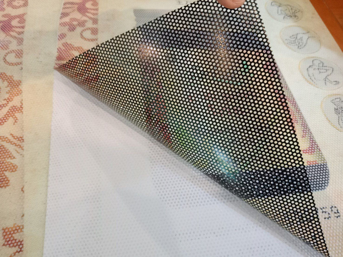 สติ๊กเกอร์ซีทรู See-through One Way Vision มองทะลุจากด้านในได้ พิมพ์คมชัด เหมาะสำหรับติดกระจกอาคารและรถยนต์