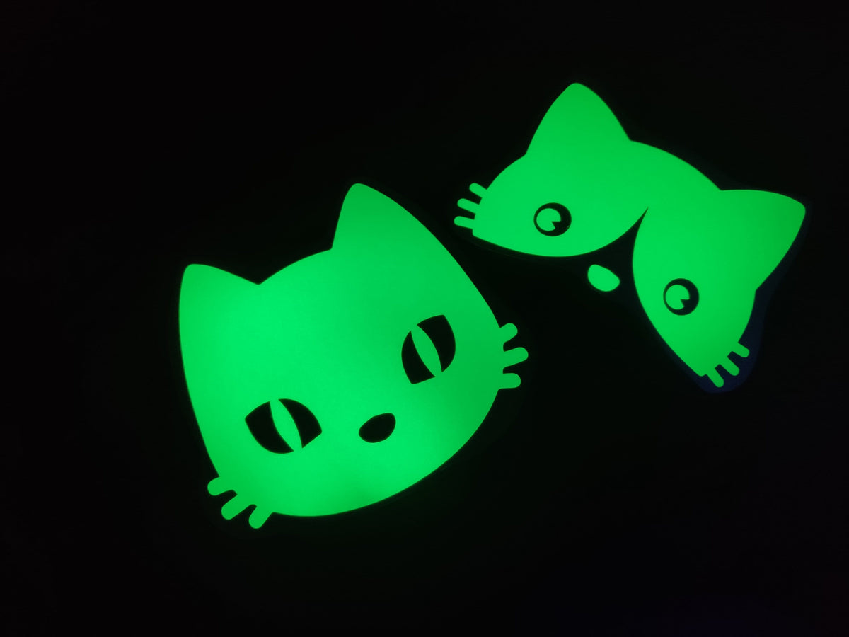 สติ๊กเกอร์เรืองแสง พรายน้ำ Glow in the Dark Sticker มองเห็นชัดในที่มืด เหมาะสำหรับงานตกแต่ง ป้ายความปลอดภัย และงานดีไซน์