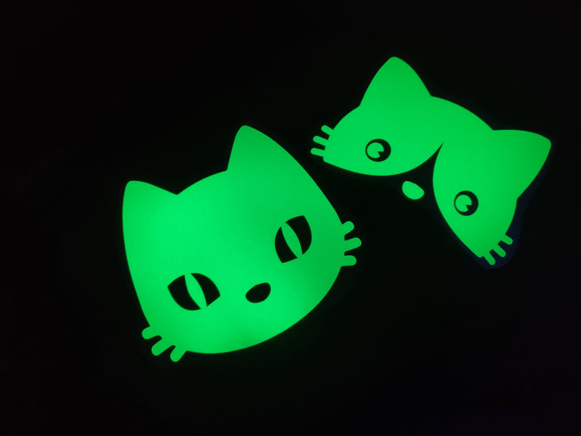 สติ๊กเกอร์เรืองแสง พรายน้ำ Glow in the Dark Sticker มองเห็นชัดในที่มืด เหมาะสำหรับงานตกแต่ง ป้ายความปลอดภัย และงานดีไซน์