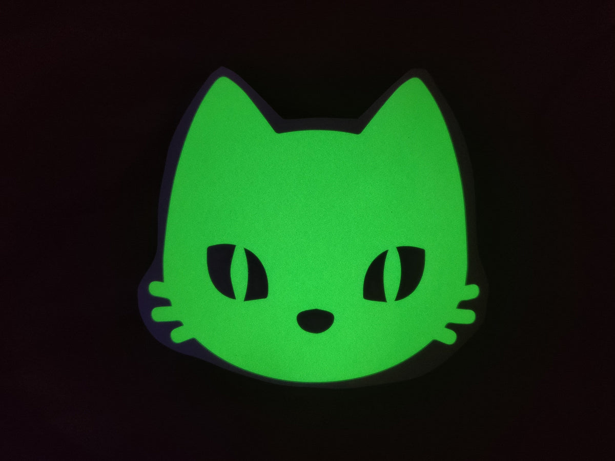 สติ๊กเกอร์เรืองแสง พรายน้ำ Glow in the Dark Sticker มองเห็นชัดในที่มืด เหมาะสำหรับงานตกแต่ง ป้ายความปลอดภัย และงานดีไซน์