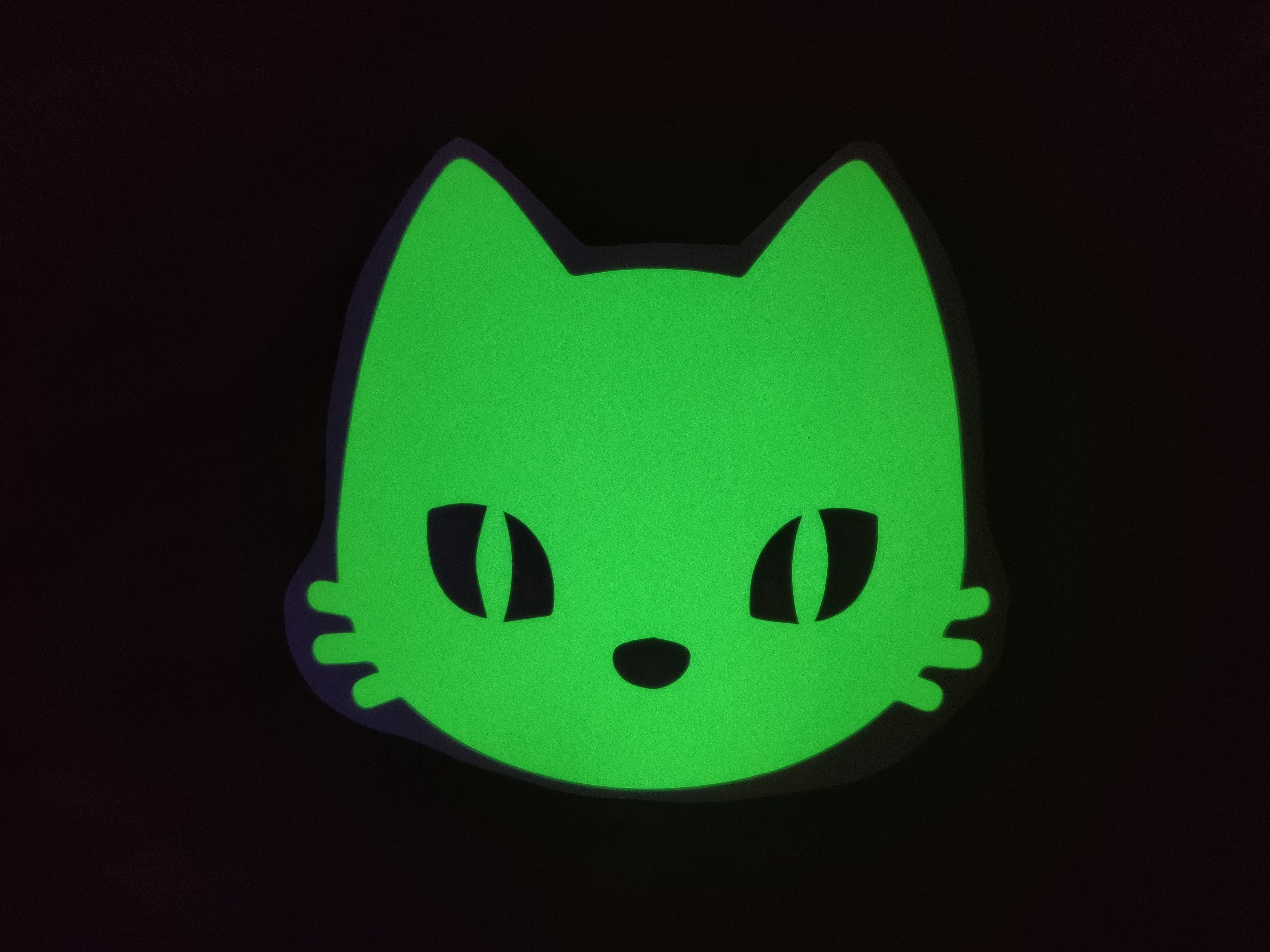 สติ๊กเกอร์เรืองแสง พรายน้ำ Glow in the Dark Sticker มองเห็นชัดในที่มืด เหมาะสำหรับงานตกแต่ง ป้ายความปลอดภัย และงานดีไซน์