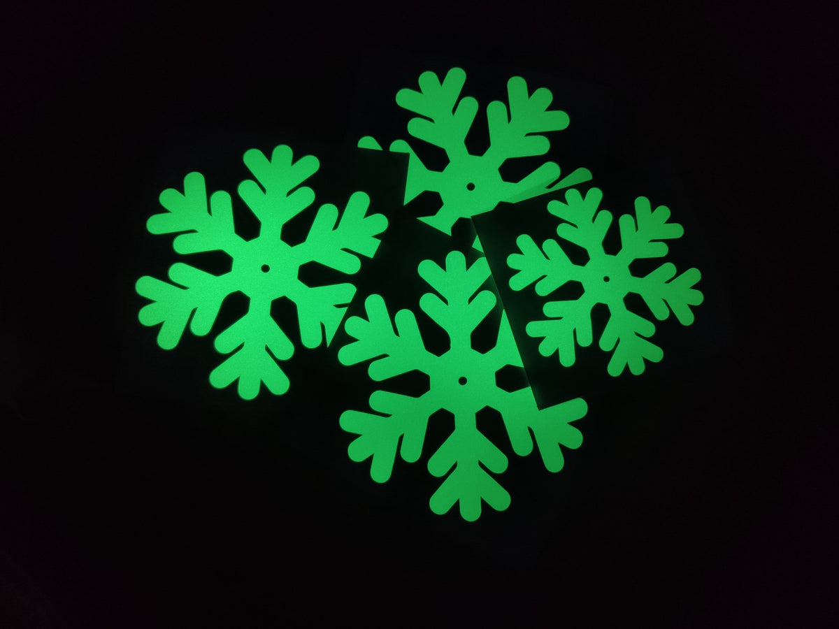 สติ๊กเกอร์เรืองแสง พรายน้ำ Glow in the Dark Sticker มองเห็นชัดในที่มืด เหมาะสำหรับงานตกแต่ง ป้ายความปลอดภัย และงานดีไซน์