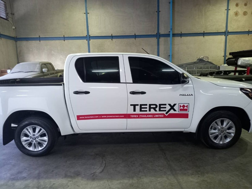 สติ๊กเกอร์แร็ปรถยนต์ สำหรับแคมเปญการตลาดและงานโปรโมตแบรนด์