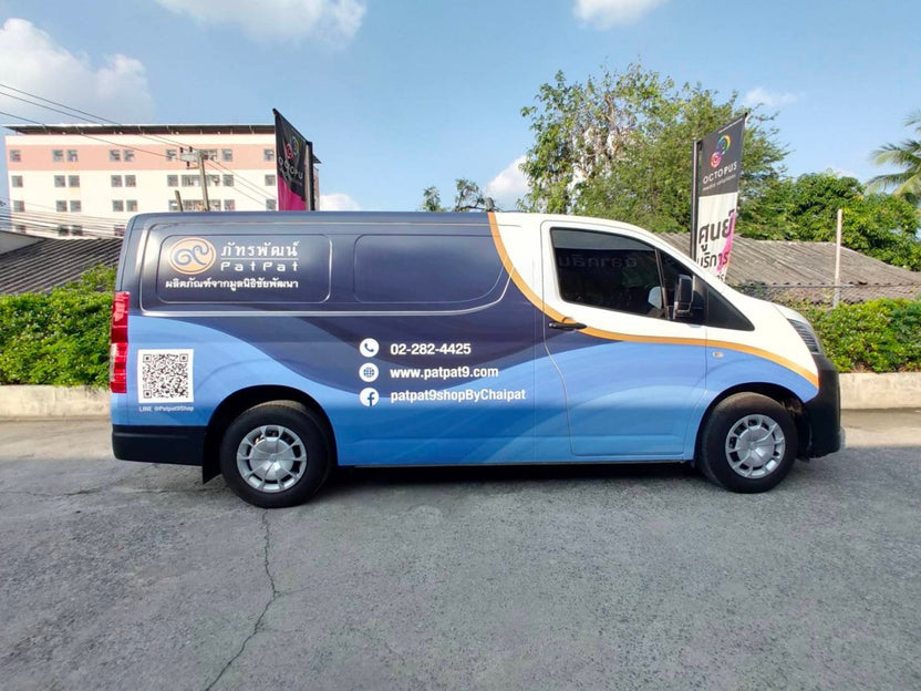 บริการติดสติ๊กเกอร์รถโฆษณาในกรุงเทพและปริมณฑล พร้อมทีมช่างมืออาชีพ