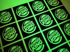 สติ๊กเกอร์เรืองแสง พรายน้ำ Glow in the Dark Sticker มองเห็นชัดในที่มืด เหมาะสำหรับงานตกแต่ง ป้ายความปลอดภัย และงานดีไซน์