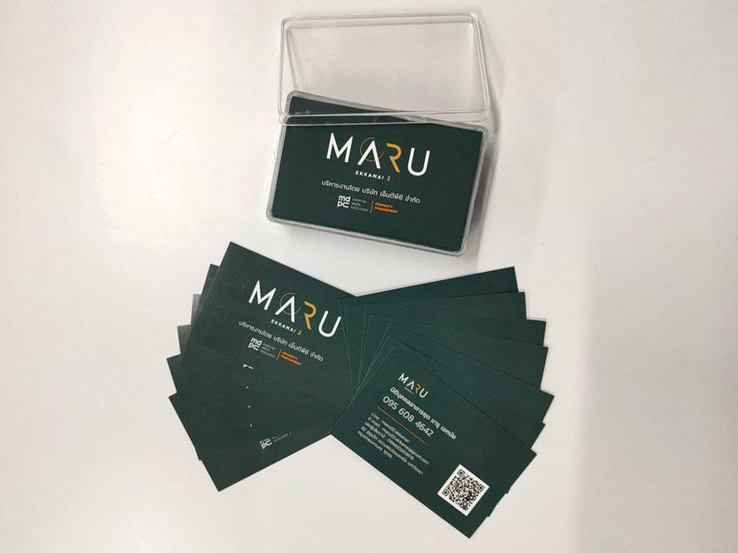 พิมพ์บัตรสะสมแต้ม คูปอง และนามบัตร Namecard พิมพ์คมชัด วัสดุคุณภาพ เหมาะสำหรับร้านค้า บริษัท และงานโปรโมชัน