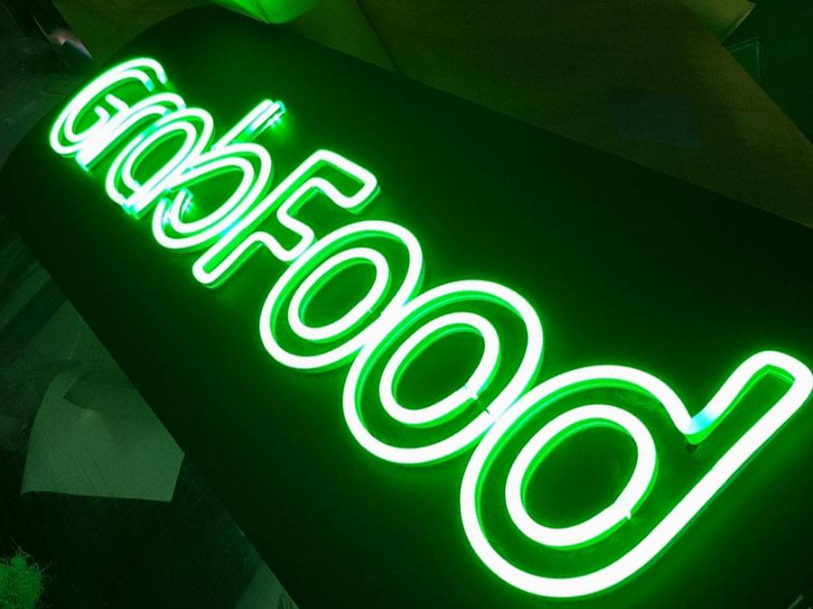 ป้ายไฟนีออน Neon Sign สีสันสดใส ดัดโค้งตามแบบ สวยงามสะดุดตา เหมาะสำหรับร้านอาหาร คาเฟ่ บาร์ และงานตกแต่ง