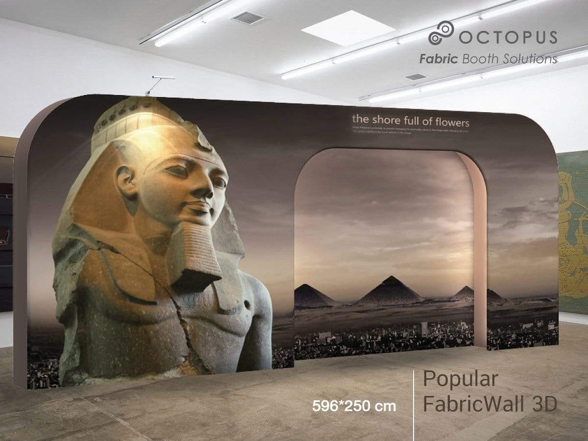 แบ็คดรอปผ้า สำเร็จรูป Fabric Backdrop Wall Curve S แบคดรอปผ้า โค้ง ซุ้มถ่ายรูป ฉากถ่ายรูป ถ่ายหลังเวที