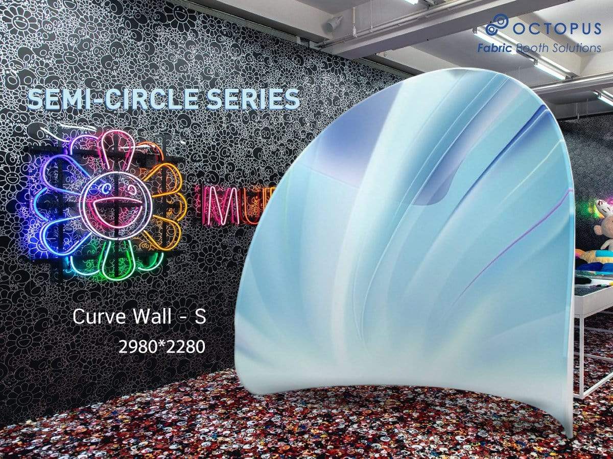 แบคดรอปผ้า น้ำหนักเบา สำหรับออกบูธ จัดงานนิทรรสการ Event ฉากถ่ายรูปน้ำหนักเบา