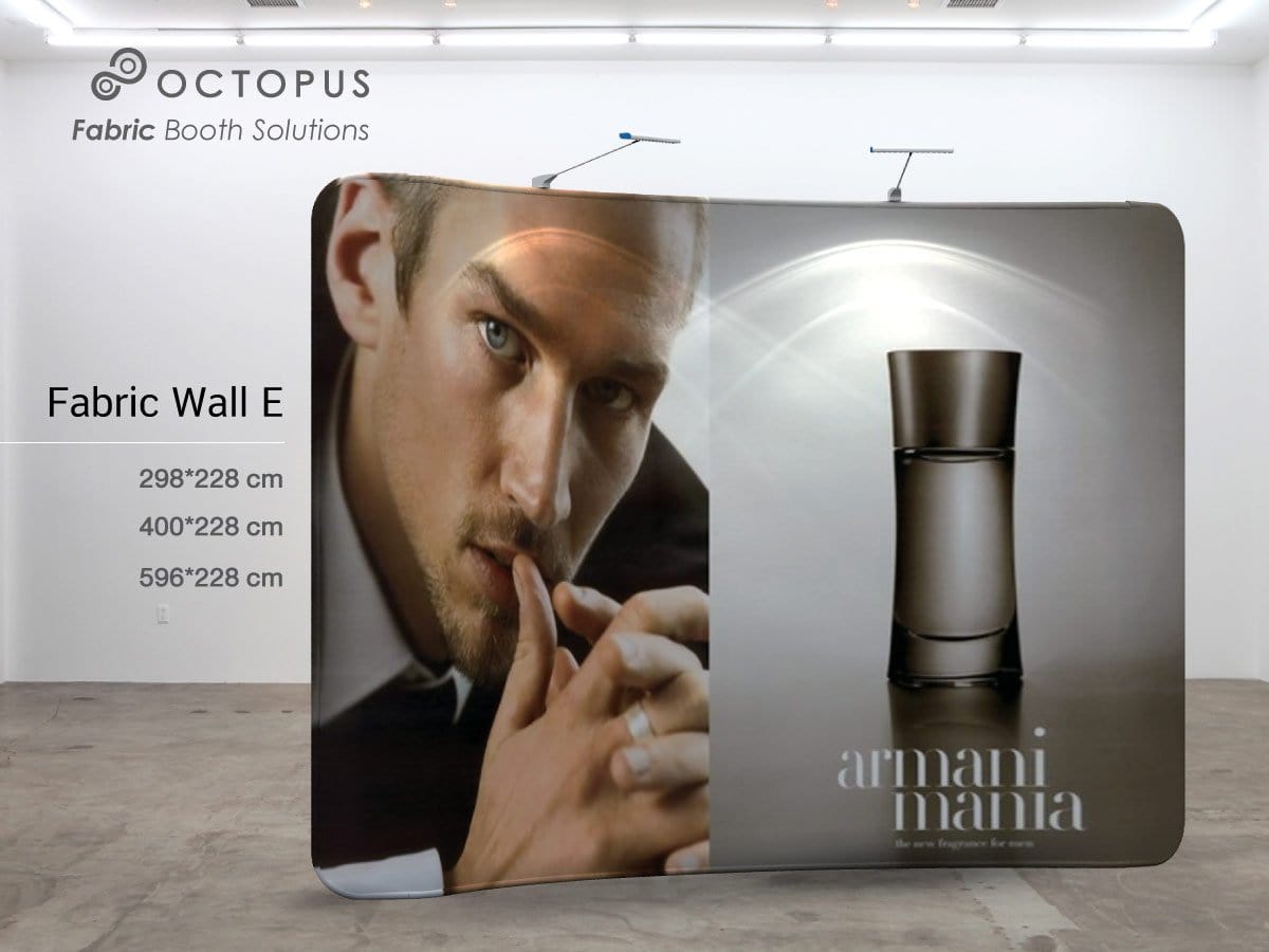 แบคดรอปผ้า ออกบูธ สำเร็จรูป - Octopus Media Solutions