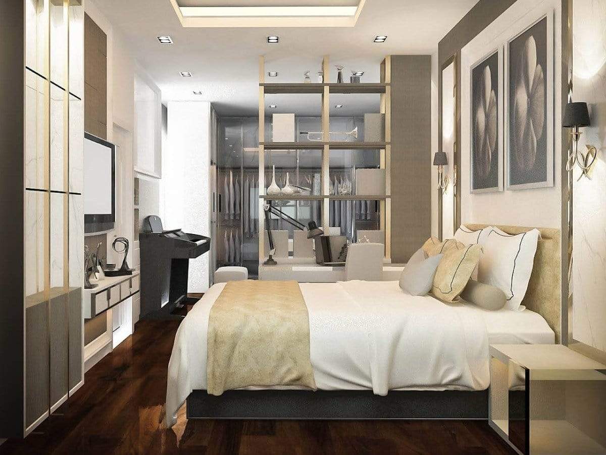 ออกแบบภาพ 3 มิติ ออกแบกห้องนอน หรู ภาพตัวอย่าง บ้าน ห้องนอน โมเดิร์น หรู ดีไซน์ ออกแบบ พร้อมตกแต่ง