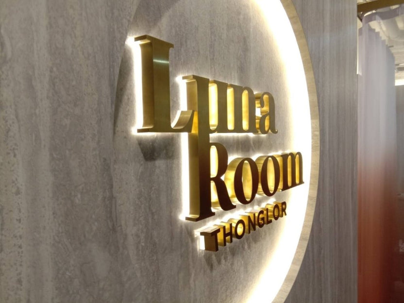 ตัวอักษรไฟ LED ป้ายไฟ และป้ายไฟโลโก้ สว่างคมชัด ดีไซน์หรูหรา เหมาะสำหรับป้ายร้านค้า บริษัท และงานตกแต่งอาคาร