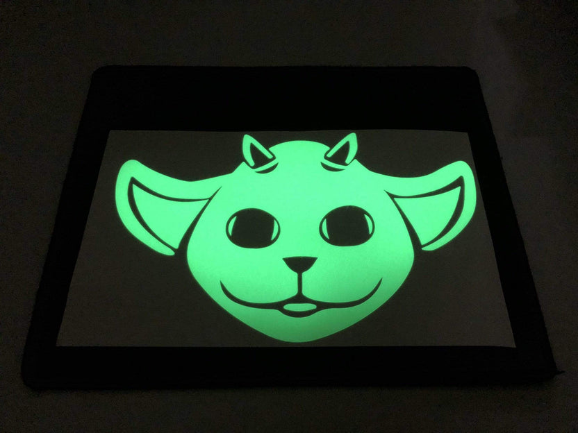 สติ๊กเกอร์เรืองแสง พรายน้ำ Glow in the Dark Sticker มองเห็นชัดในที่มืด เหมาะสำหรับงานตกแต่ง ป้ายความปลอดภัย และงานดีไซน์