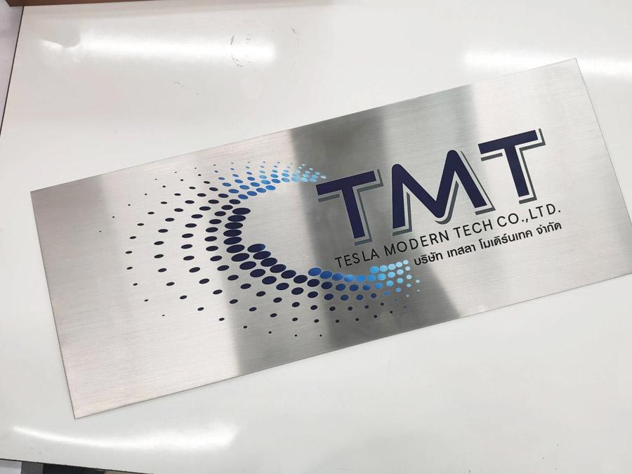 รับทำป้ายกัดกรด stainless etch plaque สแตนเลสกัดกรด สภากาชาดไทย ราคาถูก ป้ายบริษัท ร้านทำป้ายสแตนเลส กัดกรด