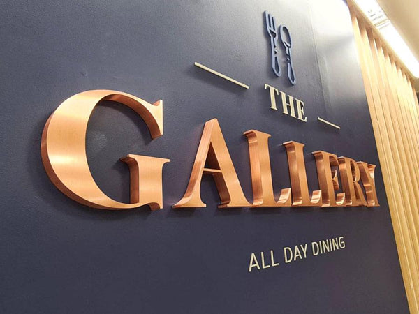 ป้ายตัวอักษรสแตนเลส Stainless Steel Letter Signage หรูหรา แข็งแรง ทนทาน เหมาะสำหรับป้ายบริษัท อาคาร และงานตกแต่ง