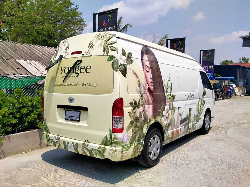 Car wrap PVC คุณภาพสูง สำหรับรถที่ต้องการงานโฆษณามาตรฐานมืออาชีพ