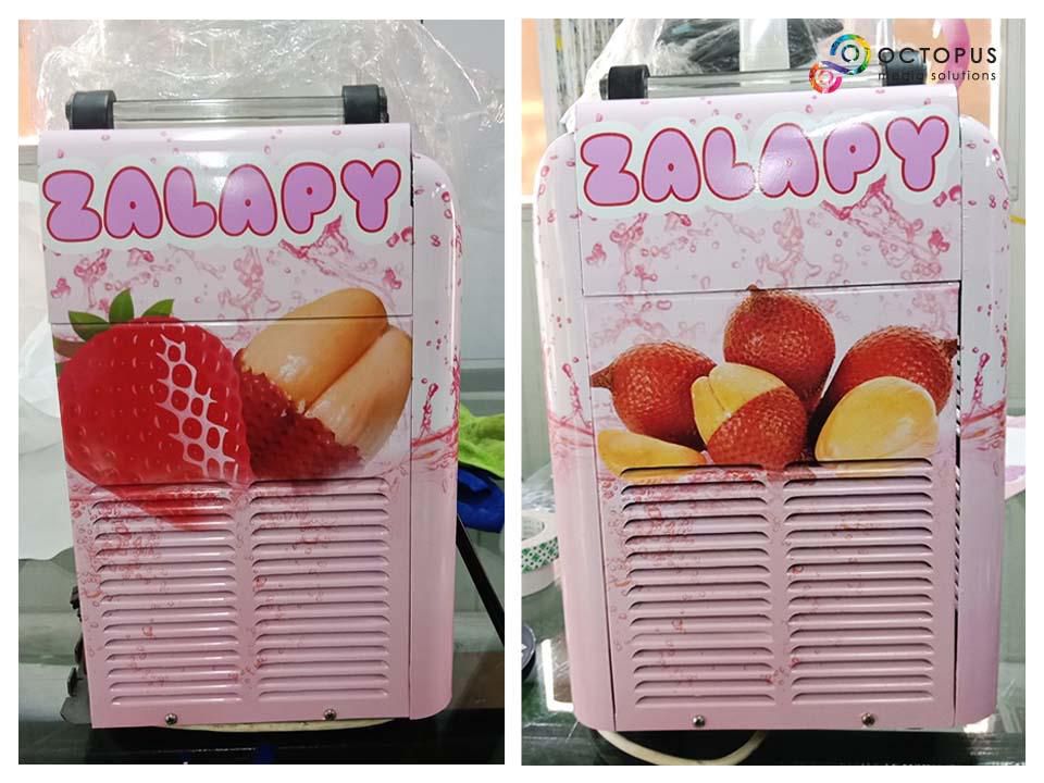 สติ๊กเกอร์ติดเฟอร์นิเจอร์ Sticker Wrap ตู้อุปกรณ์ - Octopus Media Solutions