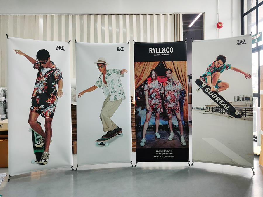 ป้ายขาตั้ง ออกอีเว้นท์ สื่อโฆษณา ณ จุดขาย ป้ายประชาสัมพันธ์ราคาประหยัด เหมาะใช้งานออกบูธ แสดงสินค้า  เอ็กสแตนด์