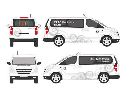 รับออกแบบสติกเกอร์โฆษณาติดรถ Commercial Vehicle Wrap Design สวยเด่น คุ้มค่า รถตู้