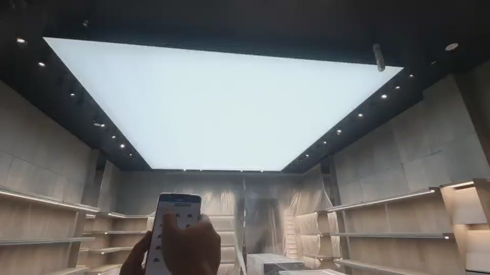 ฝ้ากล่องไฟผ้าบารีซอล (Barrisol Streched Ceiling)