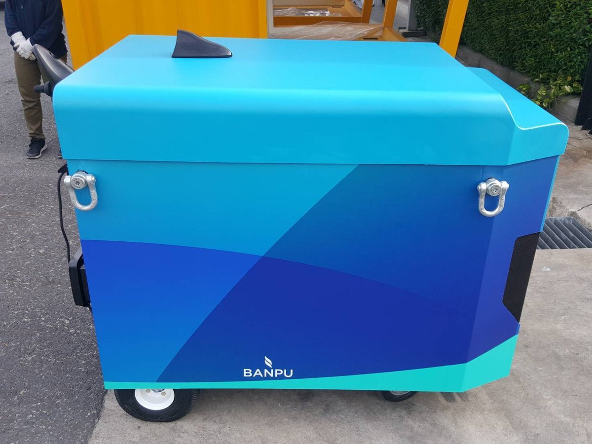 สติ๊กเกอร์ติดเฟอร์นิเจอร์ Sticker Wrap ตู้อุปกรณ์ - Octopus Media Solutions