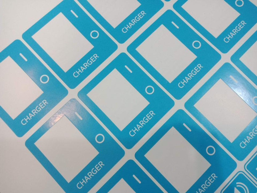 Sticker caution label สติ๊กเกอร์ฉลากสินค้า ไดคัทตามแบบ สติ๊กเกอร์กันน้ำ ฉีกไม่ขาด ไม่ร่อนง่าย ทนน้ำ