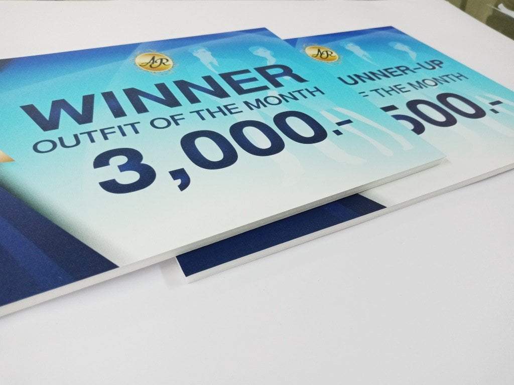 ป้ายโฟมบอร์ด Foamboard น้ำหนักเบา พิมพ์คมชัด เหมาะสำหรับงานอีเวนต์ นิทรรศการ งานโฆษณา และงานประชาสัมพันธ์