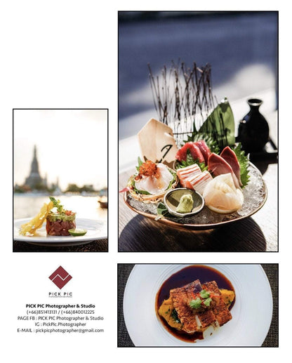 ถ่ายภาพอาหาร (Food & Menu) food stylist ซาซิมิ sashimi set จัด prop food stylist สวยงาม