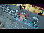 building name signage illuminate metal letters