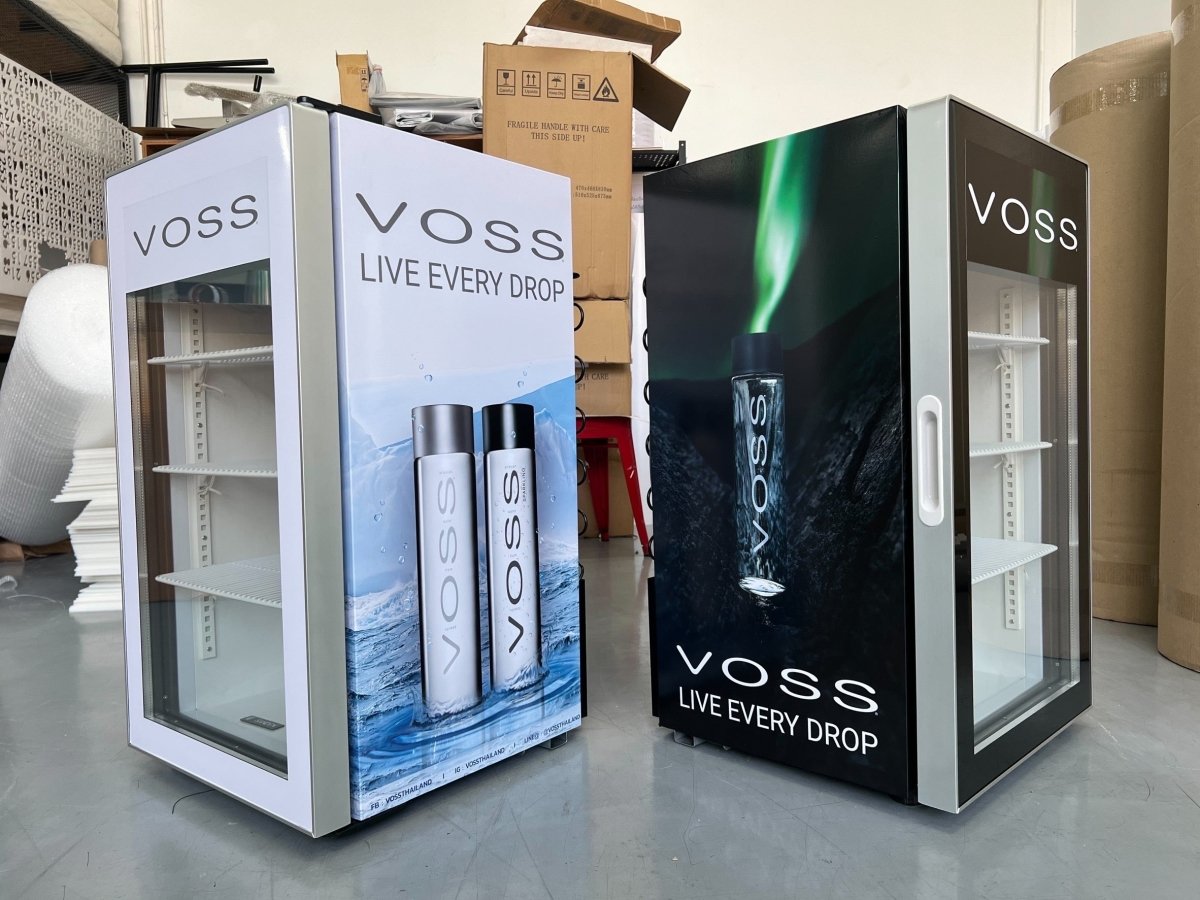 สติ๊กเกอร์ติดเฟอร์นิเจอร์ Sticker Wrap ตู้อุปกรณ์ - Octopus Media Solutions