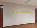 ป้ายอักษร พ่นสีทอง - Octopus Media Solutions ป้ายทำสี อักษรนูน Signage