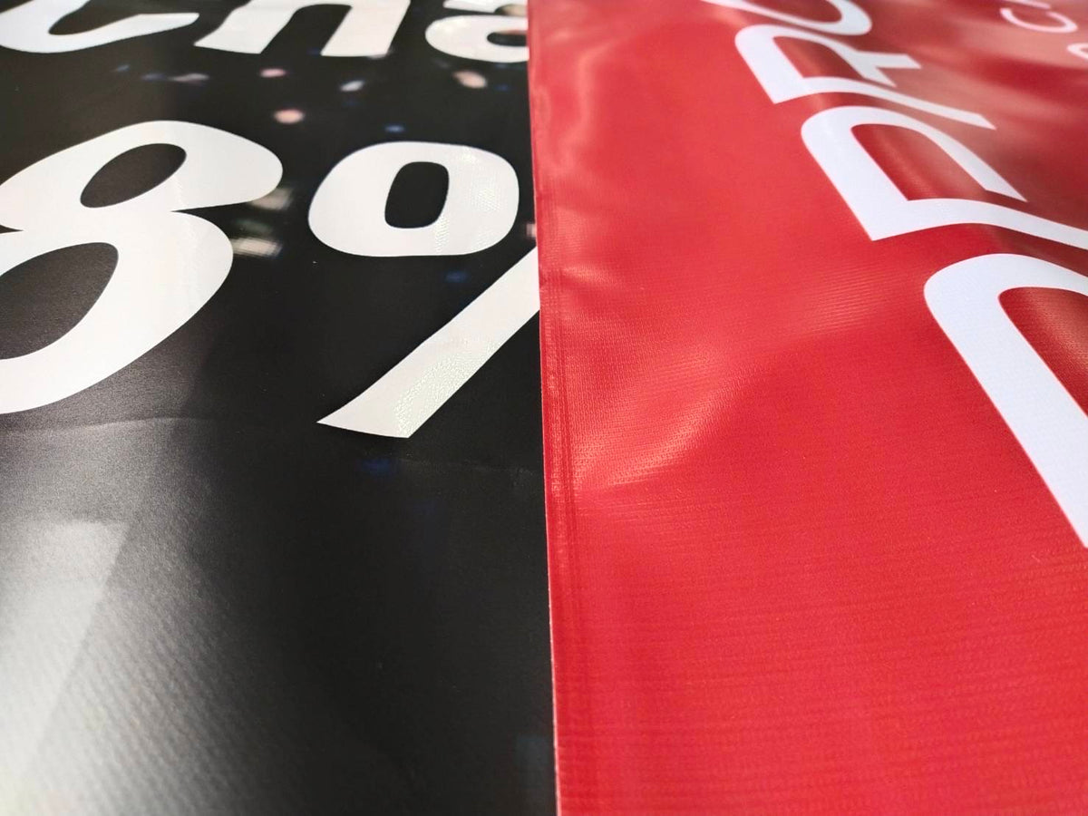 ไวนิลอิงค์เจ็ท เปรียบเทียบเกรด สีสดทนแดดฝน เหมาะสำหรับงานโฆษณา ป้ายหน้าร้าน และอีเวนต์