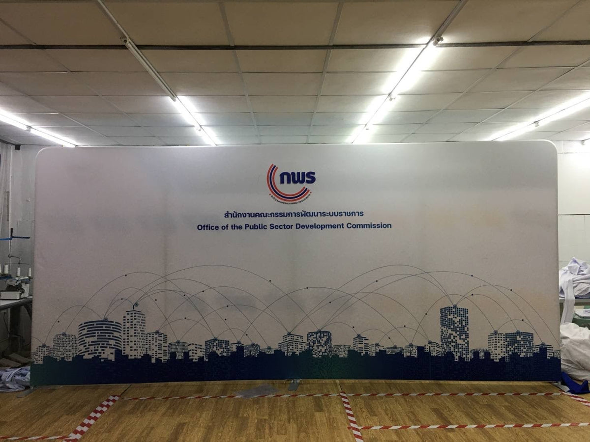 ชุดจัดนิทรรศการ ผ้าแฟบริก Fabric Backdrop Display