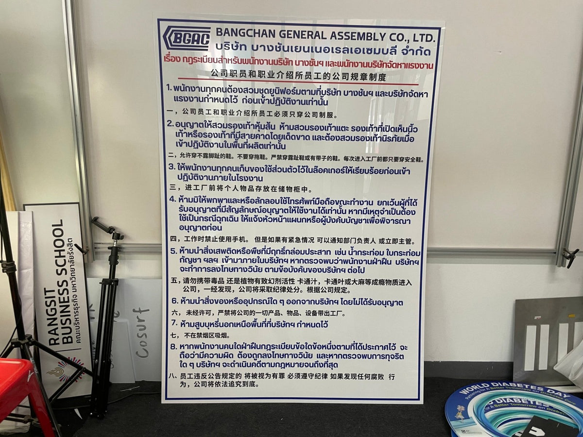 ป้ายอักษรจีน 中文招牌 ดีไซน์สวย คมชัด เหมาะสำหรับร้านอาหารจีน และธุรกิจชุมชนชาวจีน