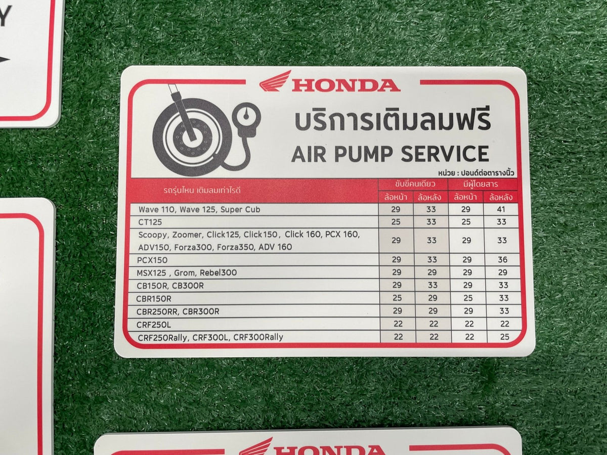 ป้ายจุดให้บริการ ดีไซน์ชัดเจน ใช้งานสะดวก เหมาะสำหรับศูนย์บริการ หน่วยงาน และอาคารสาธารณะ