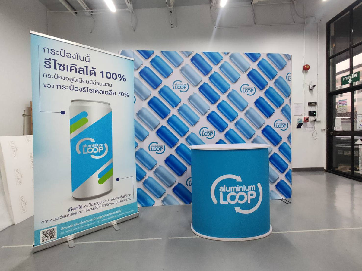 จัดบูธ ตกแต่งดิสเพลย์ร้าน ออกแบบครบวงจร เหมาะสำหรับงานอีเวนต์ งานแสดงสินค้า และโปรโมชัน