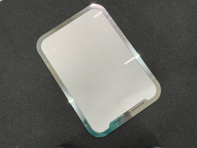 กรอบสแตนเลส กรอบป้ายสอดสแตนเลส แข็งแรง ทนทาน เหมาะสำหรับอาคารสำนักงานและโครงการ