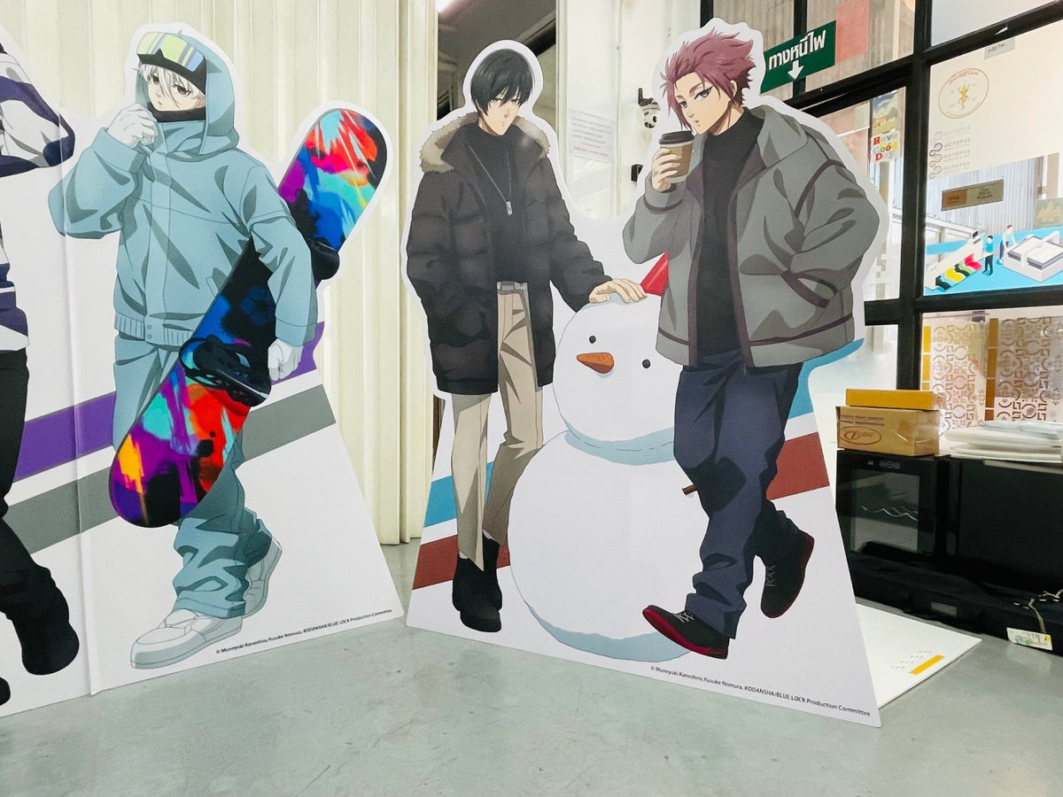 สแตนดี้อนิเมะ สแตนดี้การ์ตูน Standee Anime ดีไซน์สีสด คมชัด เหมาะสำหรับงานอีเวนต์ และร้านค้า