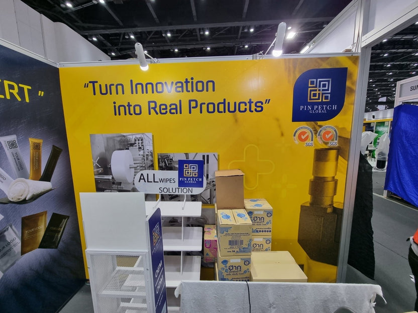 ป้ายโฟมบอร์ดติดผนังบูธงานแสดงสินค้า Expo พิมพ์คมชัด น้ำหนักเบา เหมาะสำหรับงานอีเวนต์