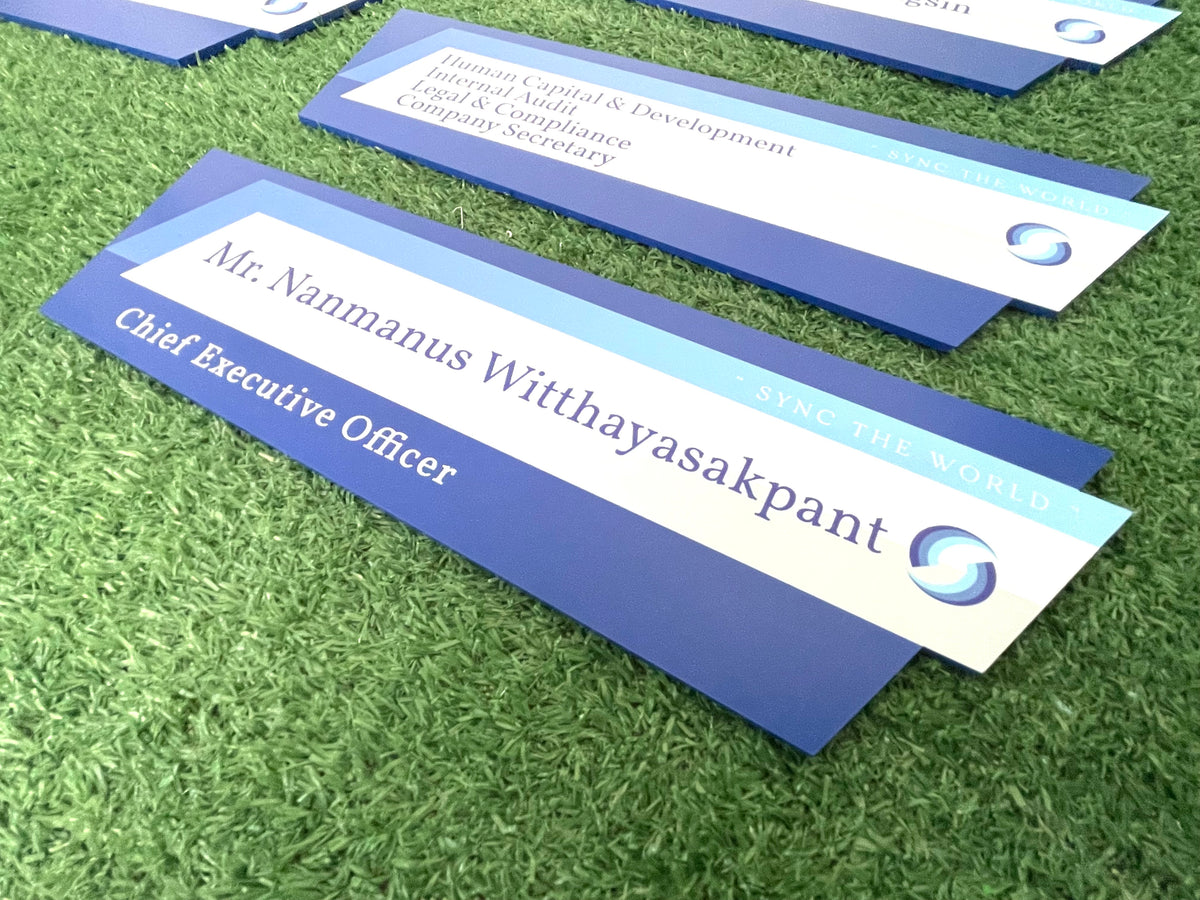 ป้ายพลาสวูด สติ๊กเกอร์ป้าย พิมพ์ยูวี ป้ายโฆษณา ออกแบบป้าย รับทำป้าย ตกแต่งร้าน สื่อโฆษณา ป้ายธุรกิจ