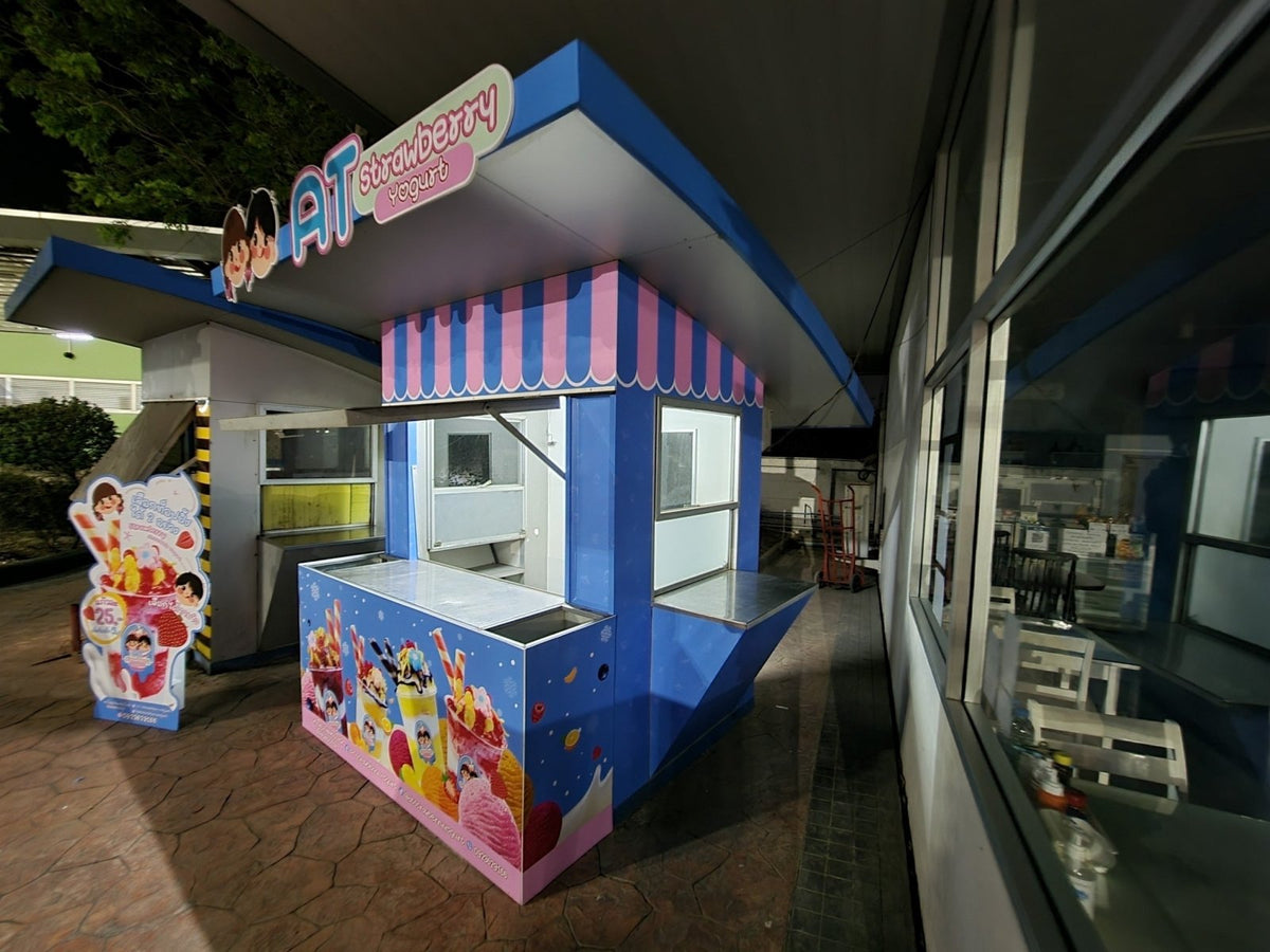 ป้ายอิงค์เจ็ท ตกแต่งคีออส ซุ้มร้านค้า - คีออส Decor