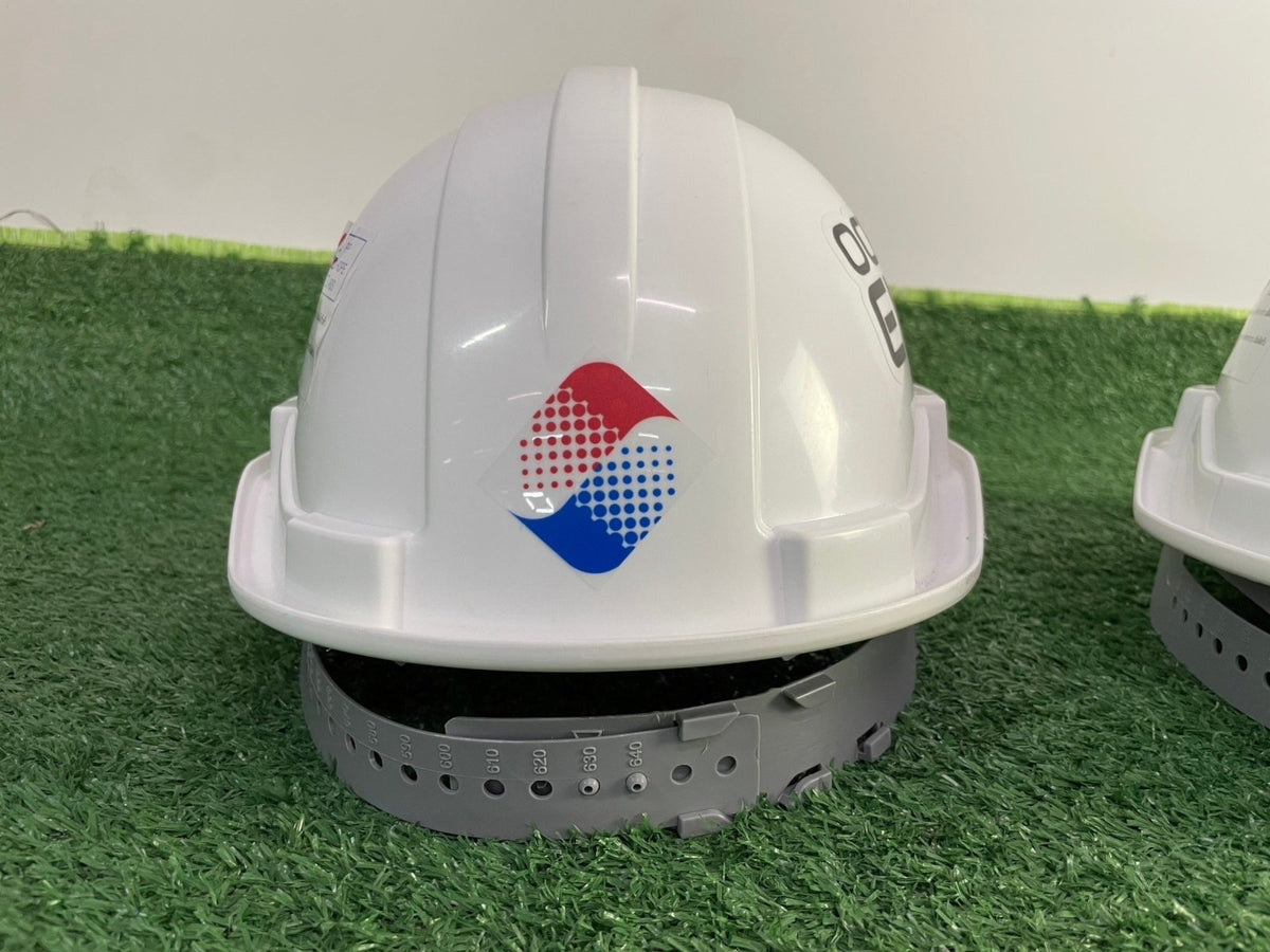 สติ๊กเกอร์ติดหมวกเซฟตี้ - สติ๊กเกอร์โลโก้บริษัท ติด safety helmet