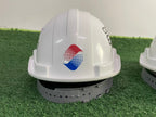 สติ๊กเกอร์ติดหมวกเซฟตี้ - สติ๊กเกอร์โลโก้บริษัท ติด safety helmet